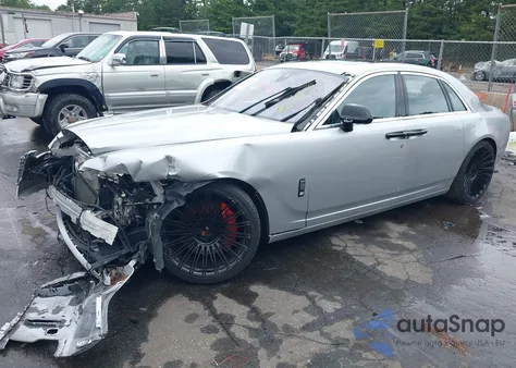 2016 Rolls-Royce Ghost из США, поврежденный, VIN SCA664S59GUX53724